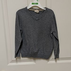 Boys Coordinating Button Down Shirt & V-Neck Sweater